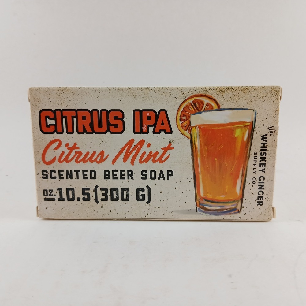 Citrus‎ IPA Citrus Mint Scented Beer  SOAP  10.5 oz. by The Whiskey Ginger
